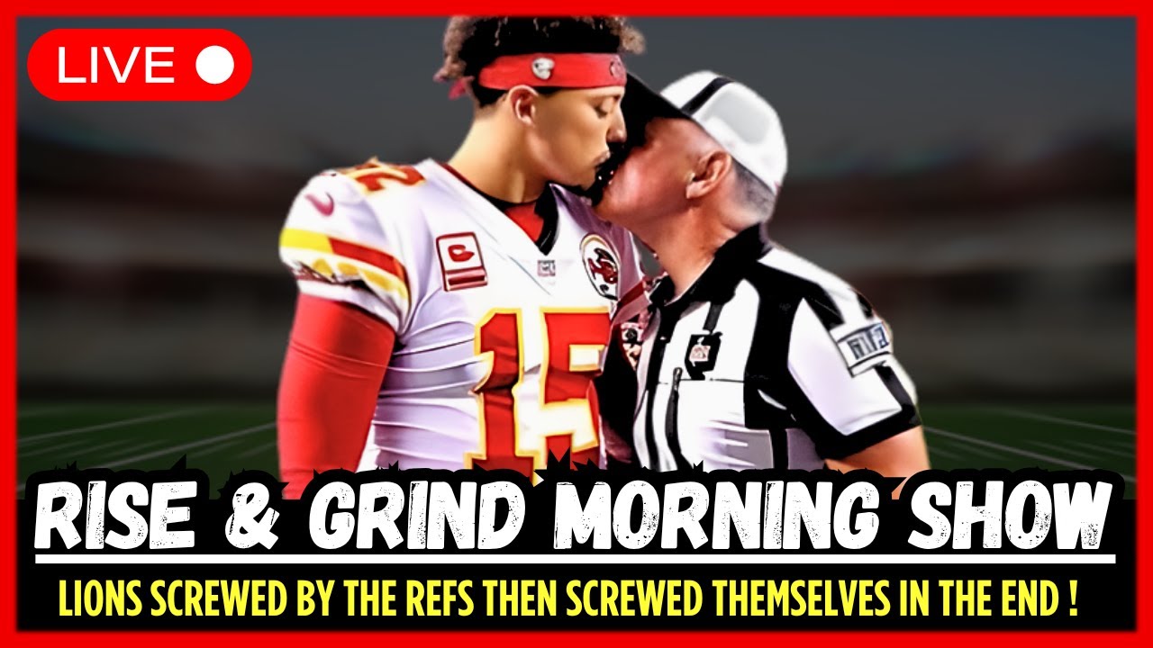 EVIDENCE NFL REFS CHEATED The Detroit Lions? Rise & Grind Morning Show - 10.13.25