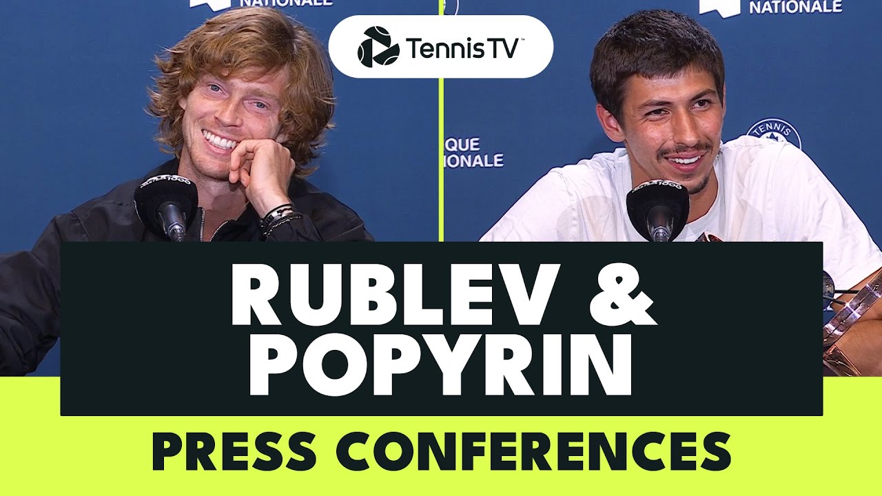 Andrey Rublev & Alexei Popyrin React To 2024 Montreal Final 🗣️