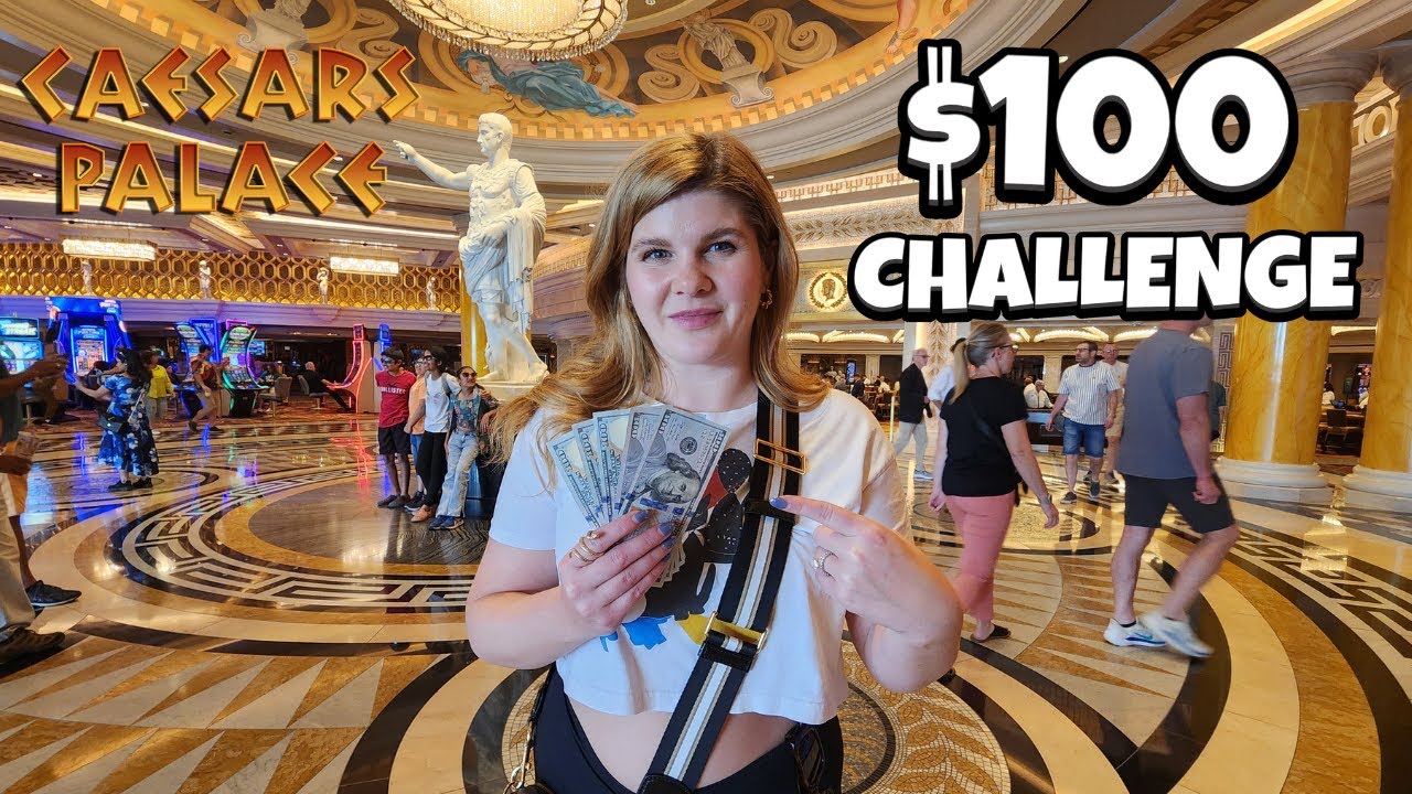 How Long Will $100 Last in Slot Machines at Caesars Palace in Las Vegas?!