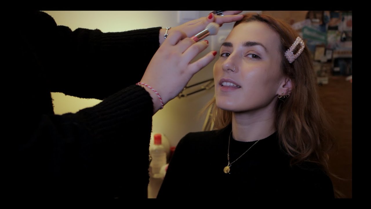 ASMR ~ Make Up ARTIST Gives me Glowy Look! 🎨 Real Person ⚬ Face Touching & Brushing ⚬