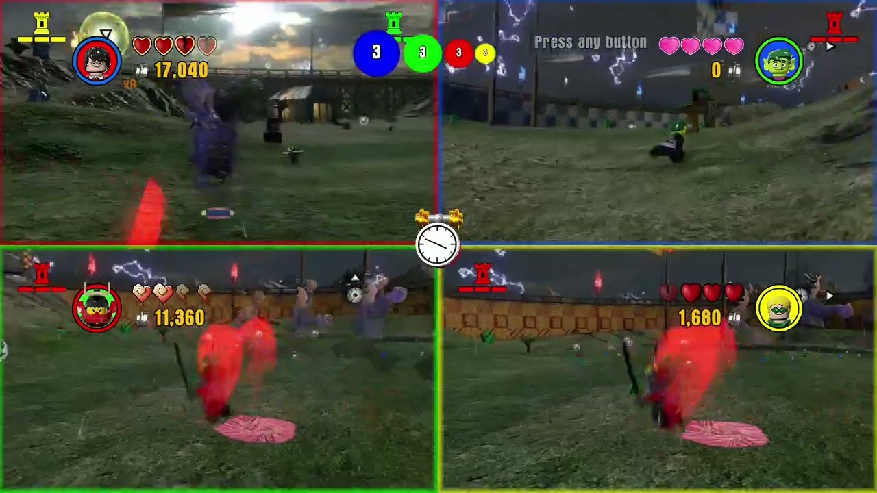 Lego Dimensions the Hogwarts Quidditch Arena by Moonlight Battle Arena (Harry Potter)