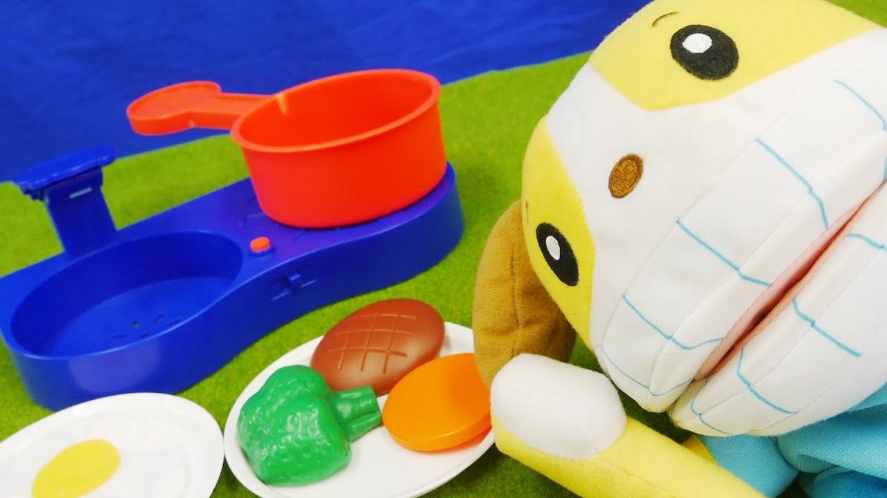 しまじろう おとでなりきりキッチンセット はみがきもきちんとね！ ❤アンパンマン おもちゃアニメ Toy Kids トイキッズ animation anpanman★サンサンキッズTV★