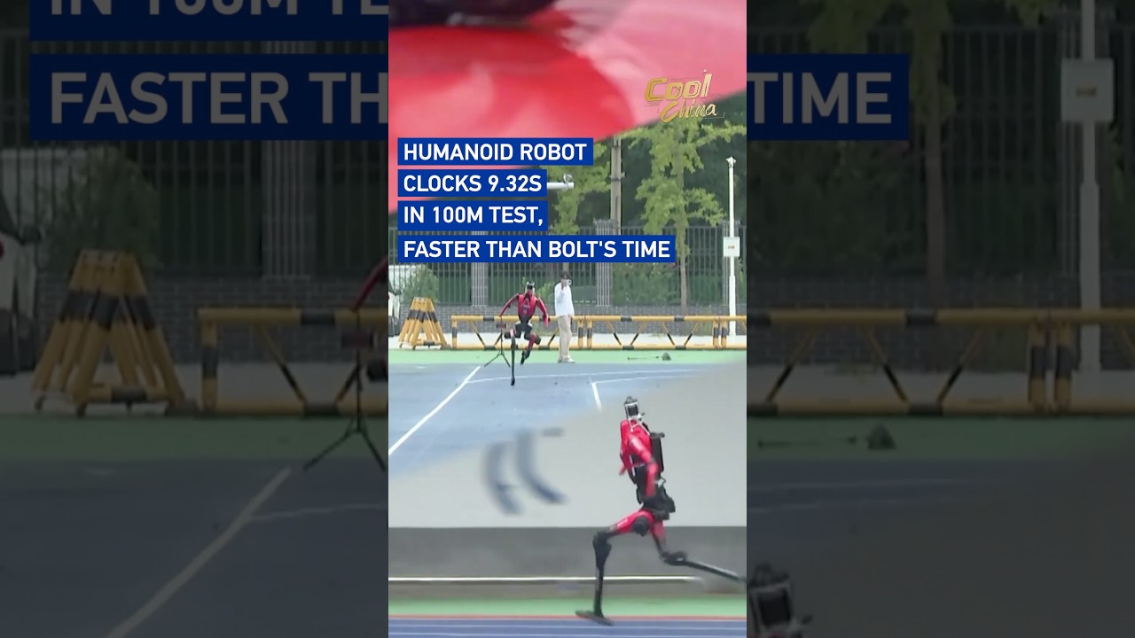 Humanoid robot clocks 9.32s in 100m test, faster than Bolt's time