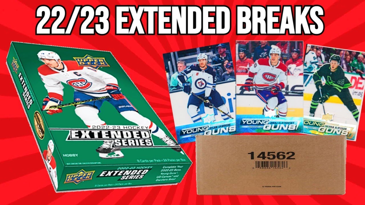 ACETATE HUNTING !! 2022-23 Upper Deck Extended Series Hockey CASE BREAKS !!