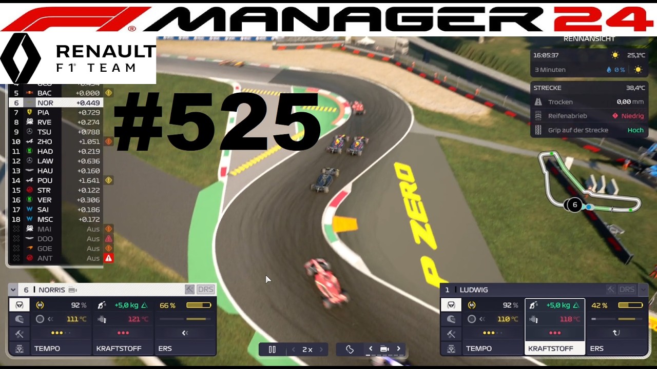 Fehler und wildes Rennen! #525 -F1 Manager 24-