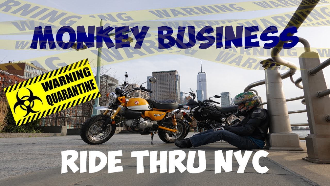QUARANTINE RIDE - Honda Monkey and Grom Adventure in NYC