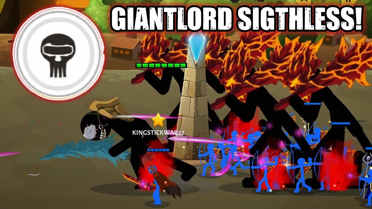 NEW GENERAL GIANTLORD SIGTHLESS GAMEPLAY! Stick War: Saga New Update!