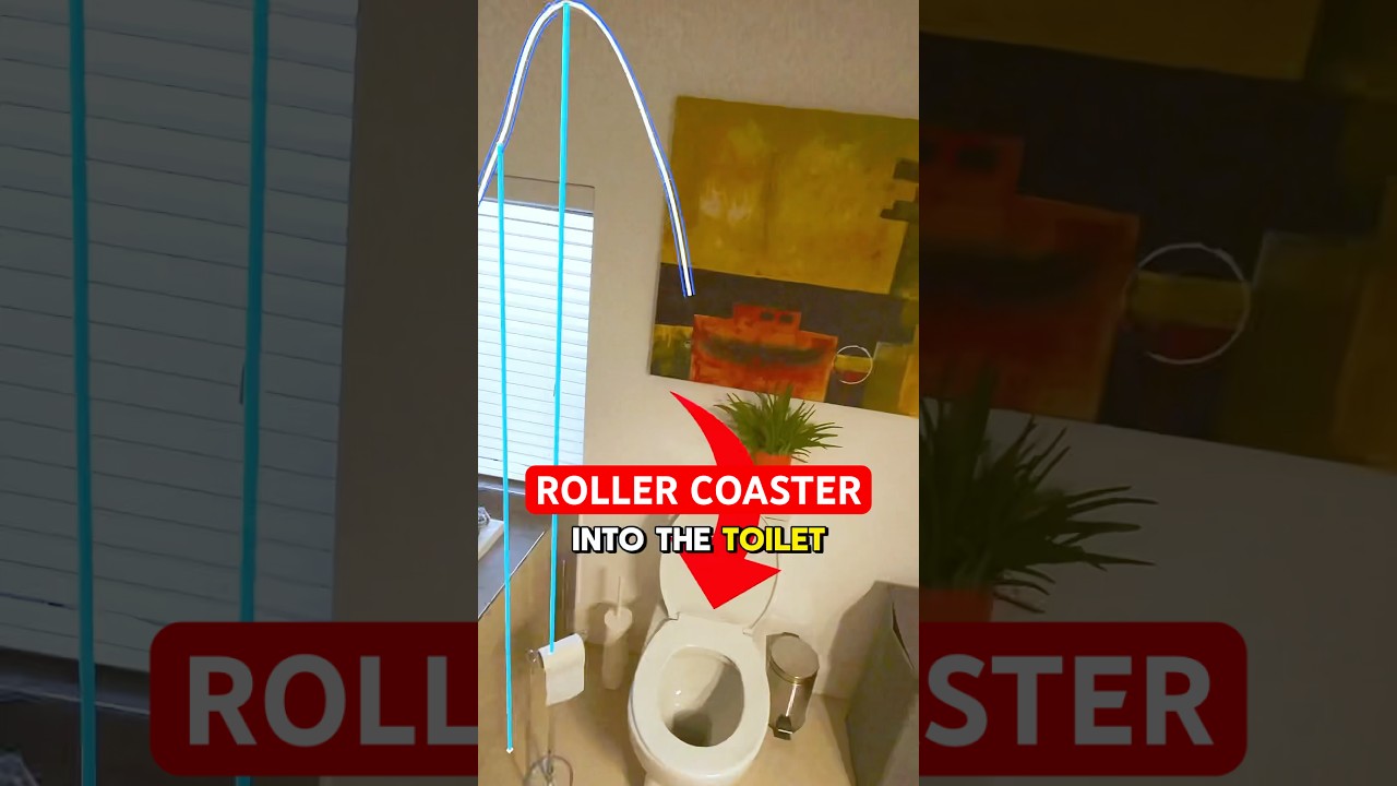 Zbudowanie kolejki g&oacute;rskiej w toalecie w CoasterMania na Quest