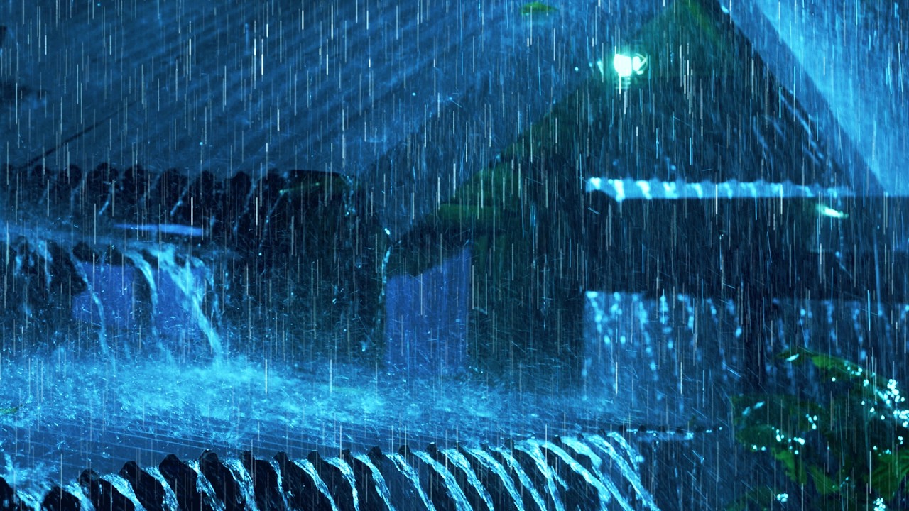 Dormir Mientras la Lluvia Cae Durante Horas y los Truenos Suenan a lo Lejos en la Tranquilidad