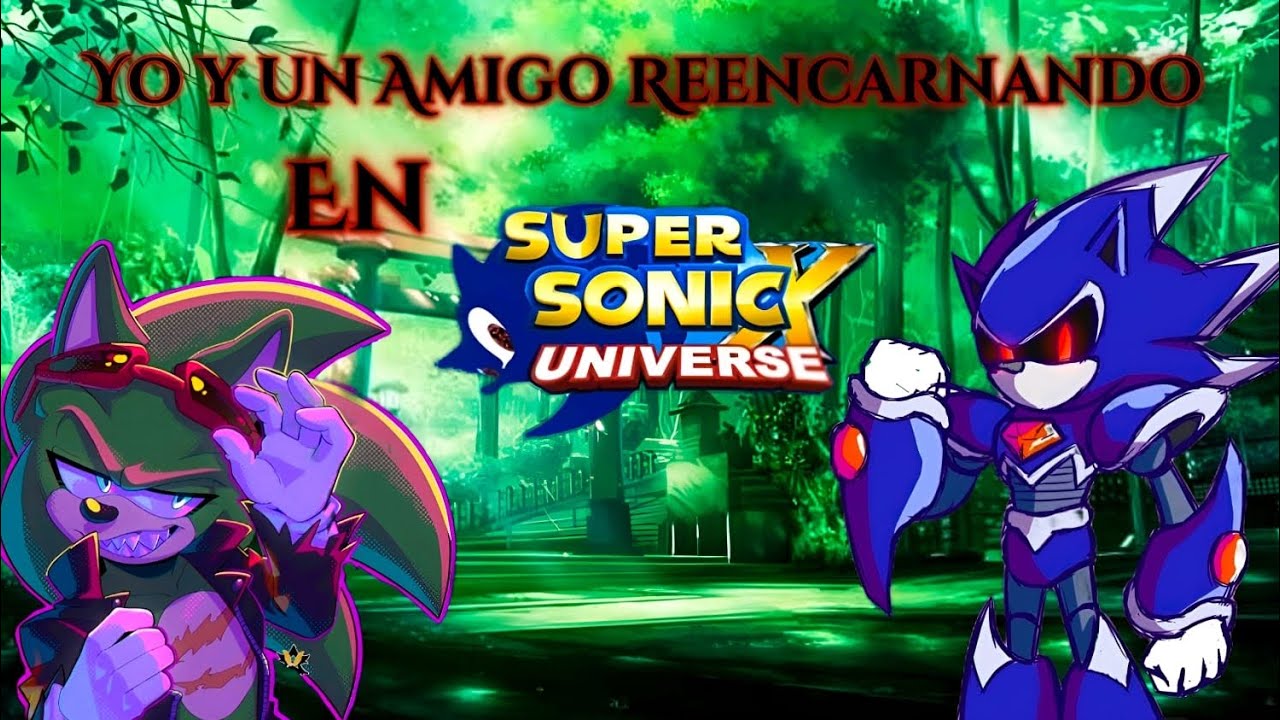 Yo y un amigo en ssxu/súper Sonic x universe 
