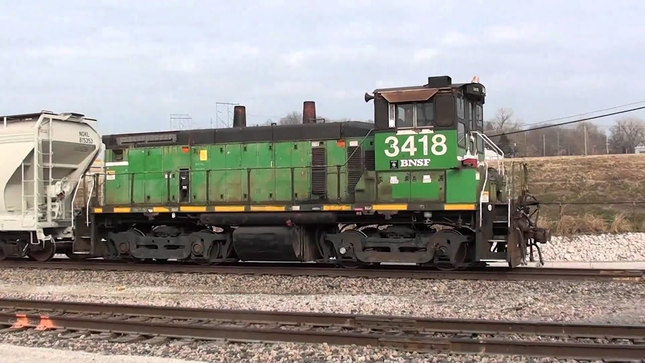 BN SW1500!  ATSF Caboose!  Southbound KCMO