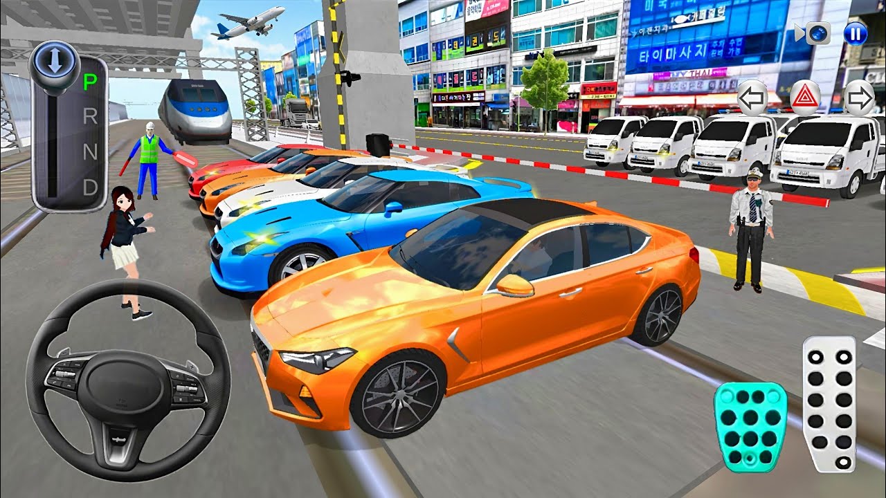 New Mercedes G63, All Pickup & Police Cars vs Bullet Train🚄 3D Driving Class 2025 - Android Gameplay