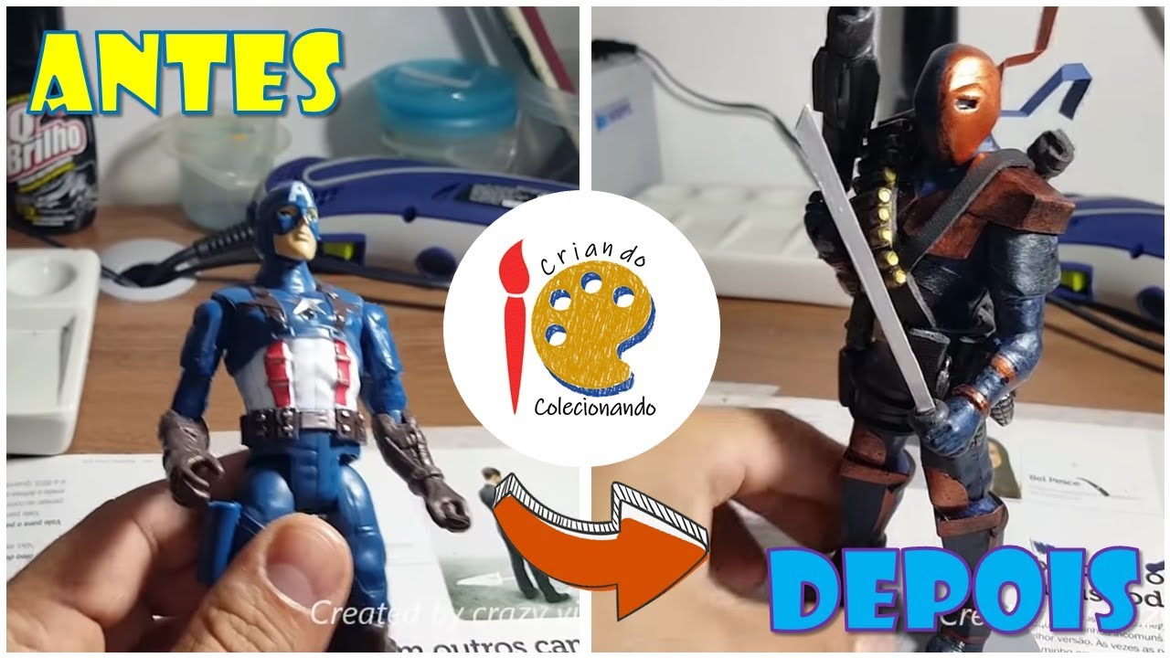 Transformando o Capitão América no Exterminador (DC Comics) - TOY MAKEOVER