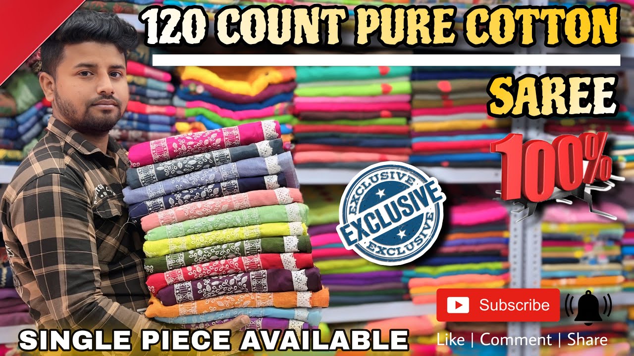 Authentic pure #mull cotton,Khadi cotton,pure cotton #tissue linen,Hand painted Saree Manufacturing