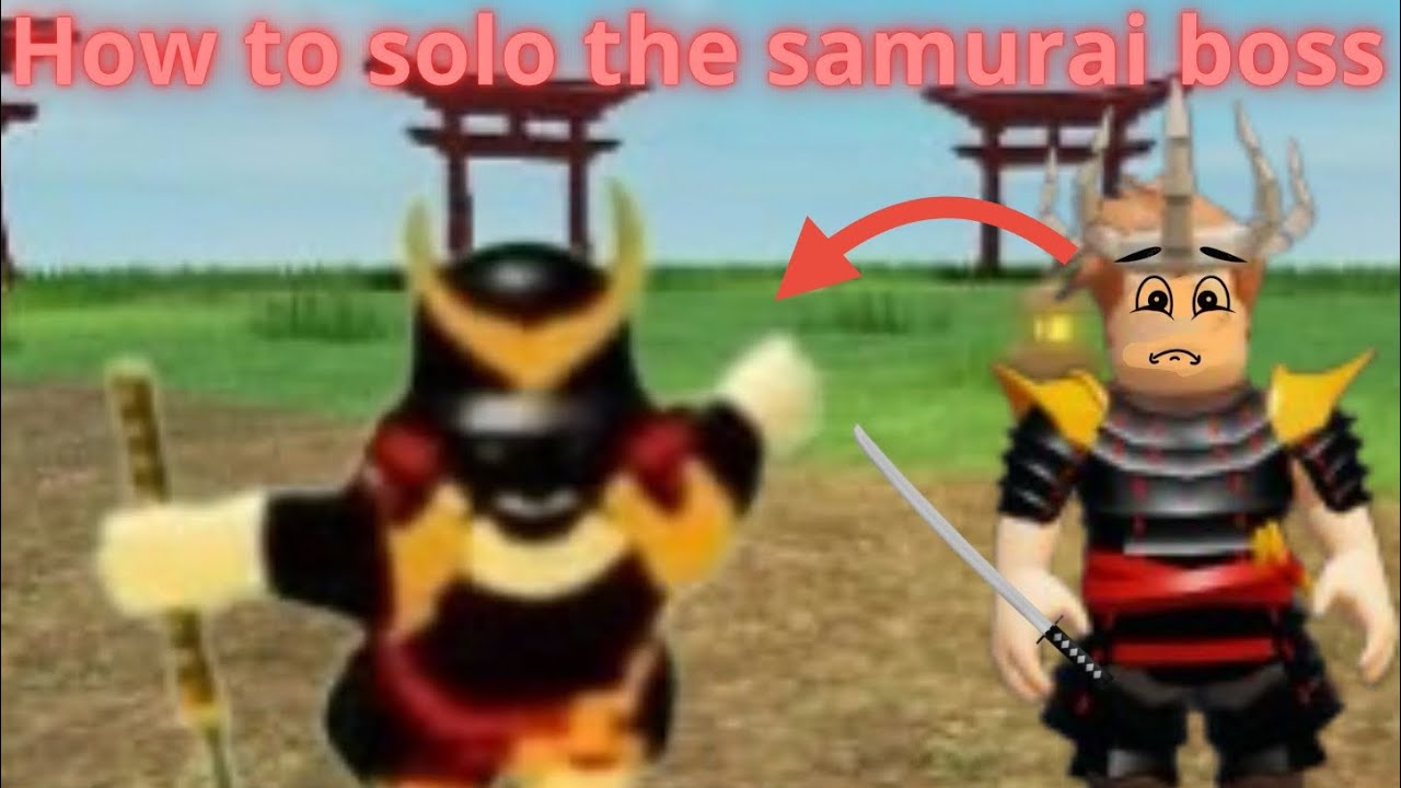 How to solo the samurai boss in Tsg⚔️👑🪖