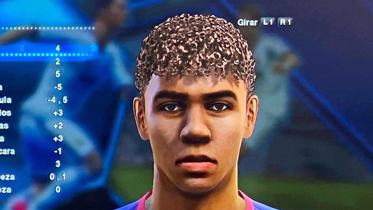 Lamine Yamal pes 2013 face