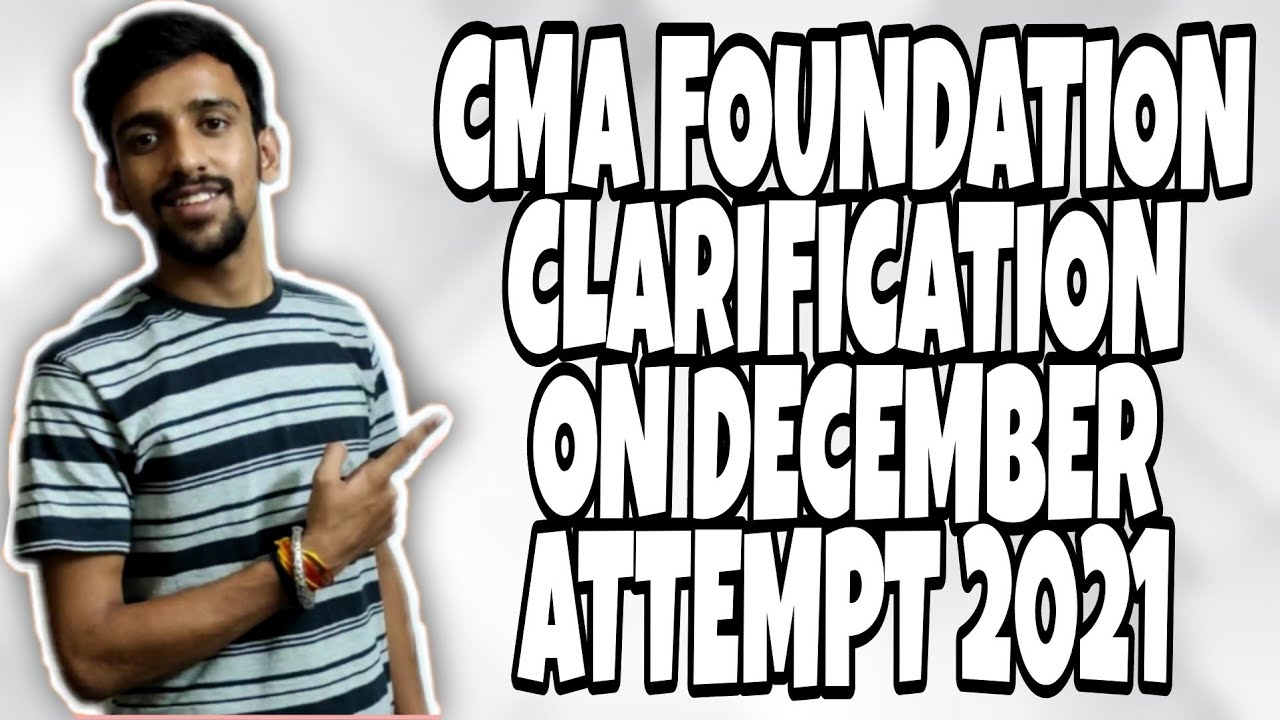 CMA FOUNDATION DECEMBER 21 ATTEMPT | CLARIFICATION