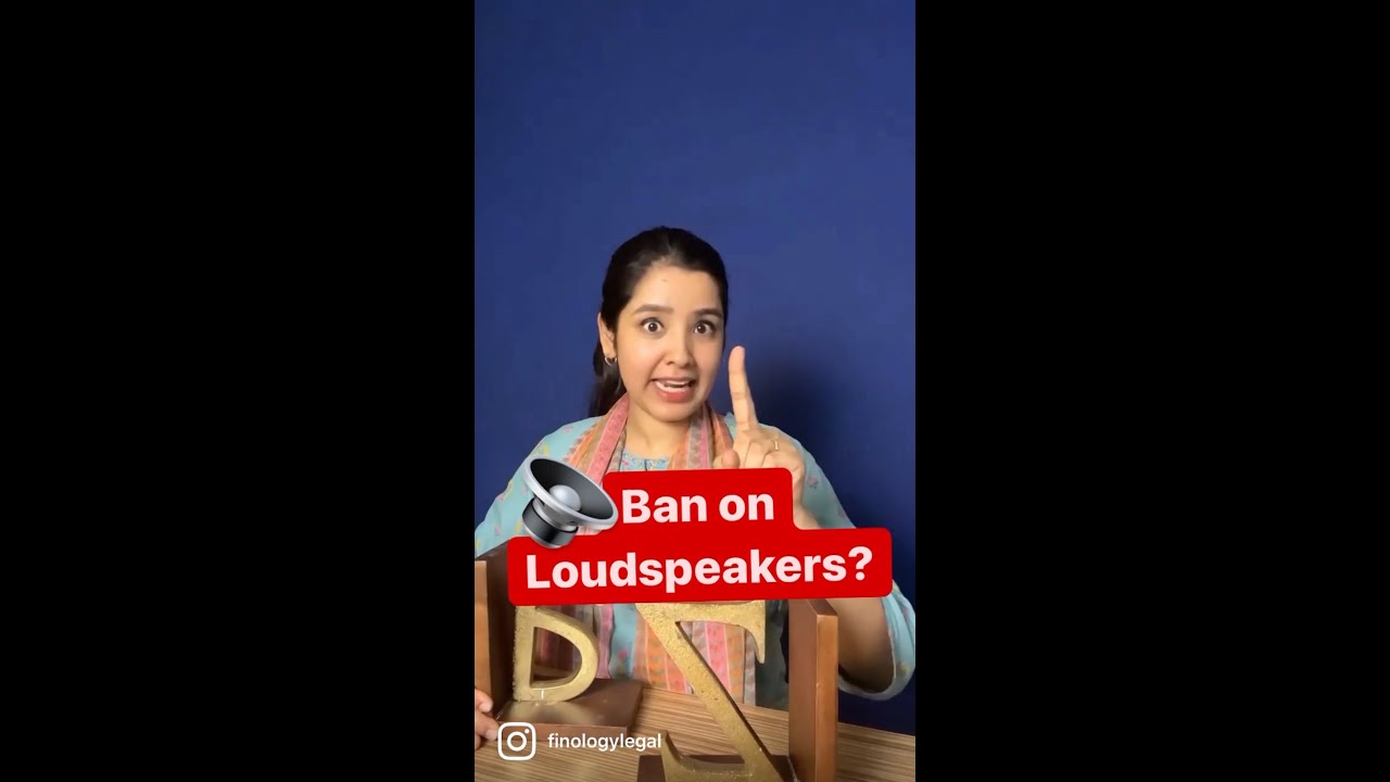 Ban on Loudspeakers?