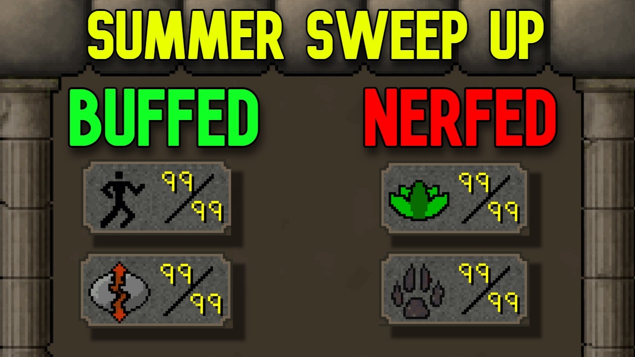 HUGE SKILLING BUFFS - Summer Sweep Up OSRS