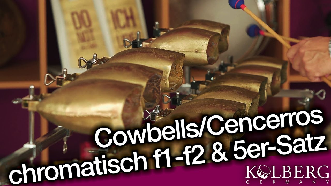 KOLBERG 5er Satz Cencerros & Chromatisch Cencerros f1 - f2