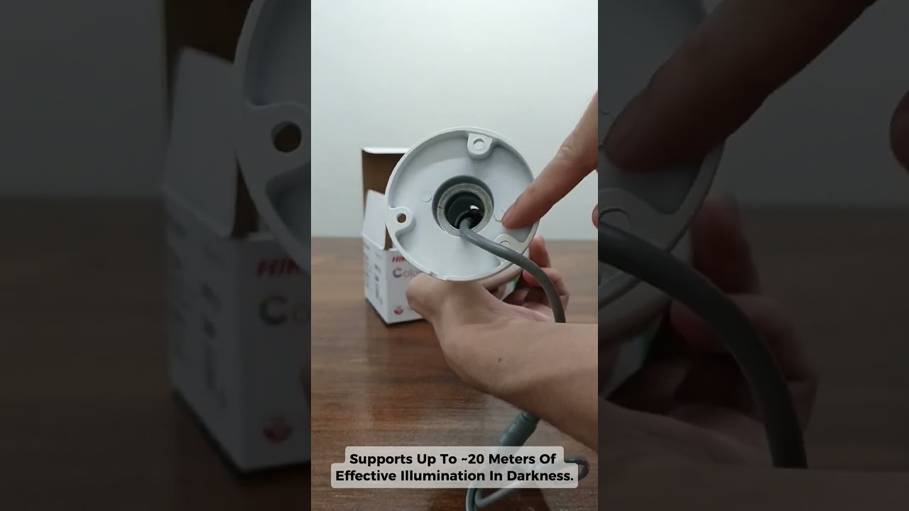 Unboxing the Hikvision DS-2CE10DF3T-F | 2MP ColorVu Mini Bullet Camera 📦📹#surveillancecamera