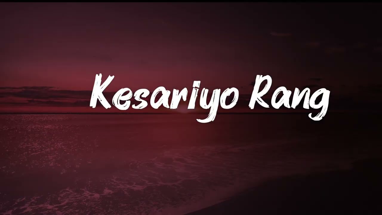 Kesariyo Rang. | Ai hindi song 