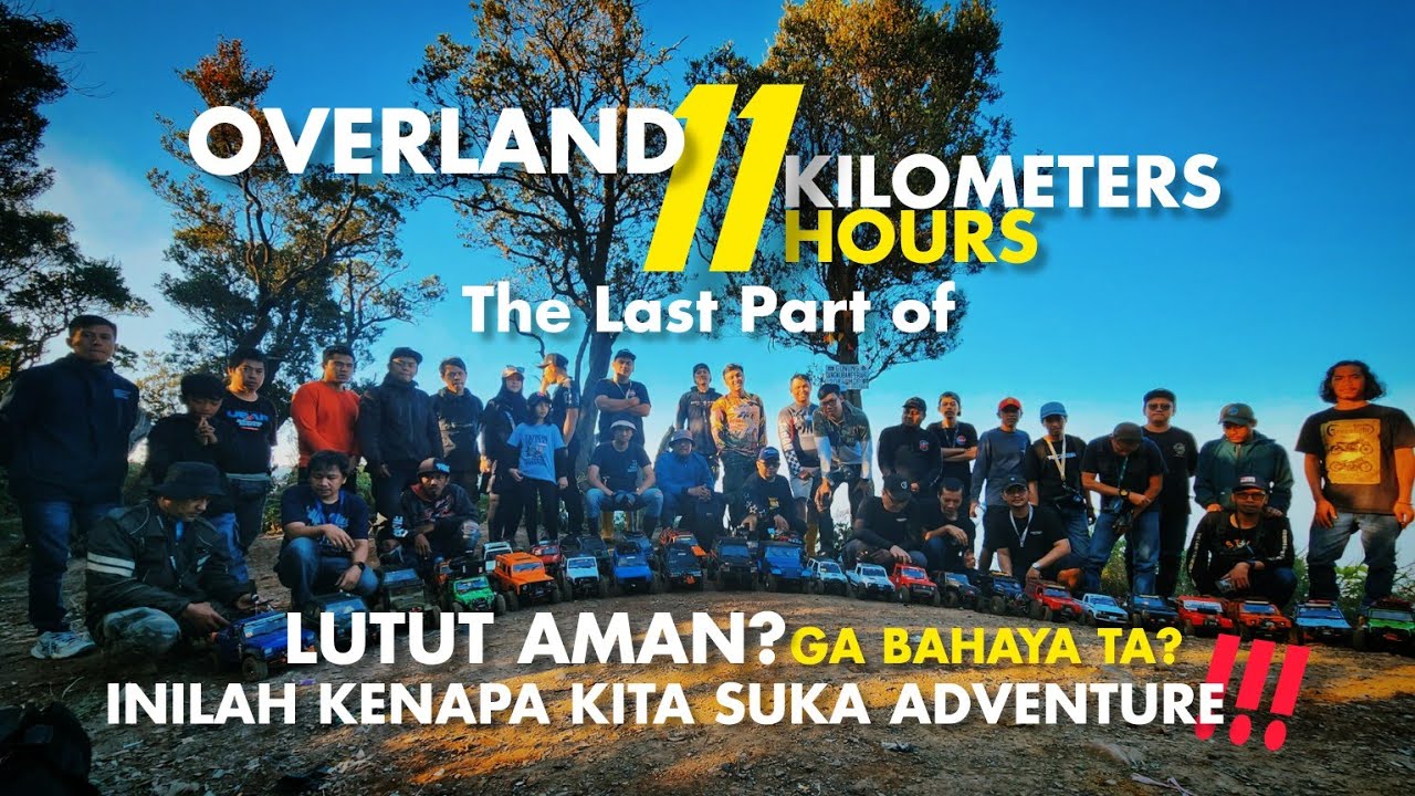 Gaskeun! OVERLAND 11 KM |Kawah Upas Tangkuban Perahu| RC Adventure Offroad 1/10 #rcadventure