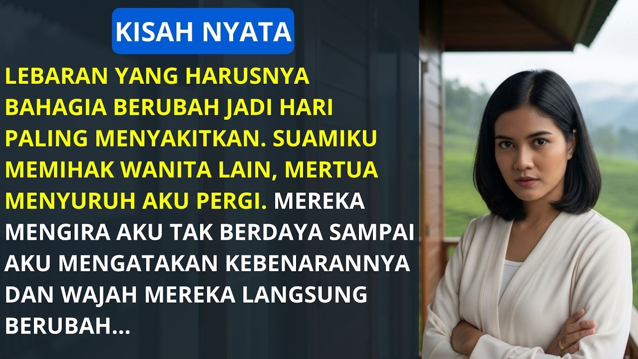 DIUSIR MERTUA SAAT LEBARAN KARENA PELAKOR, SUAMI LANGSUNG SUJUD BEGITU TAHU SIAPA AKU SEBENARNYA!