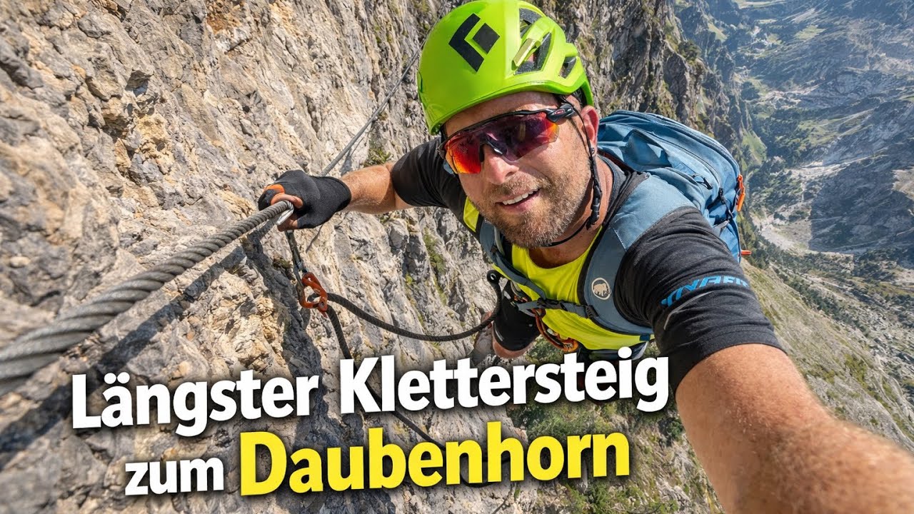 Via Ferrata Daubenhorn, Längster Klettersteig der Schweiz🇨🇭 #leukerbad #climbing #swissalps #hiking