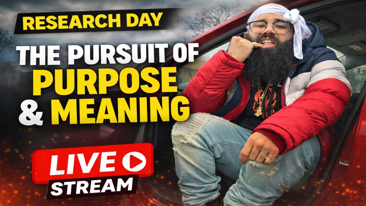 The Pursuit Of Purpose And Meaning Live Stream Research Day