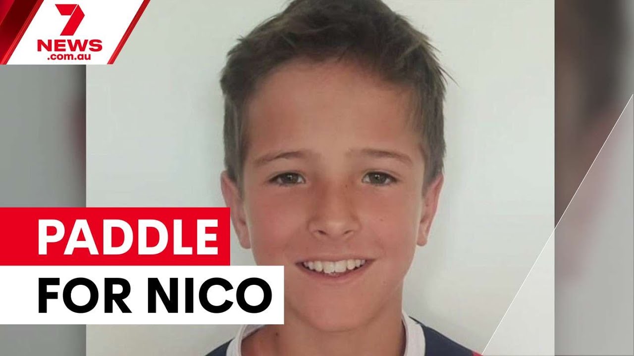 Hundreds honour young shark attack victim Nico Antic | 7NEWS