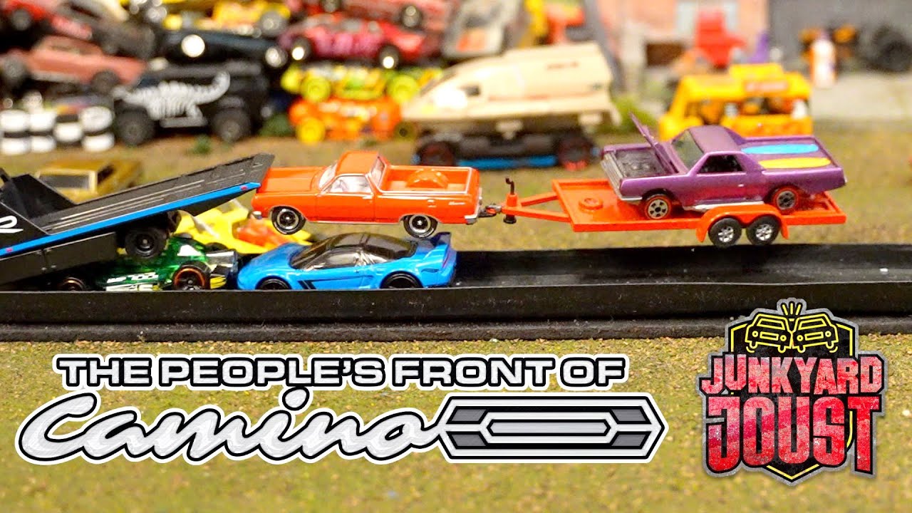 Crashing El Caminos with trailers | Junkyard Joust Q2