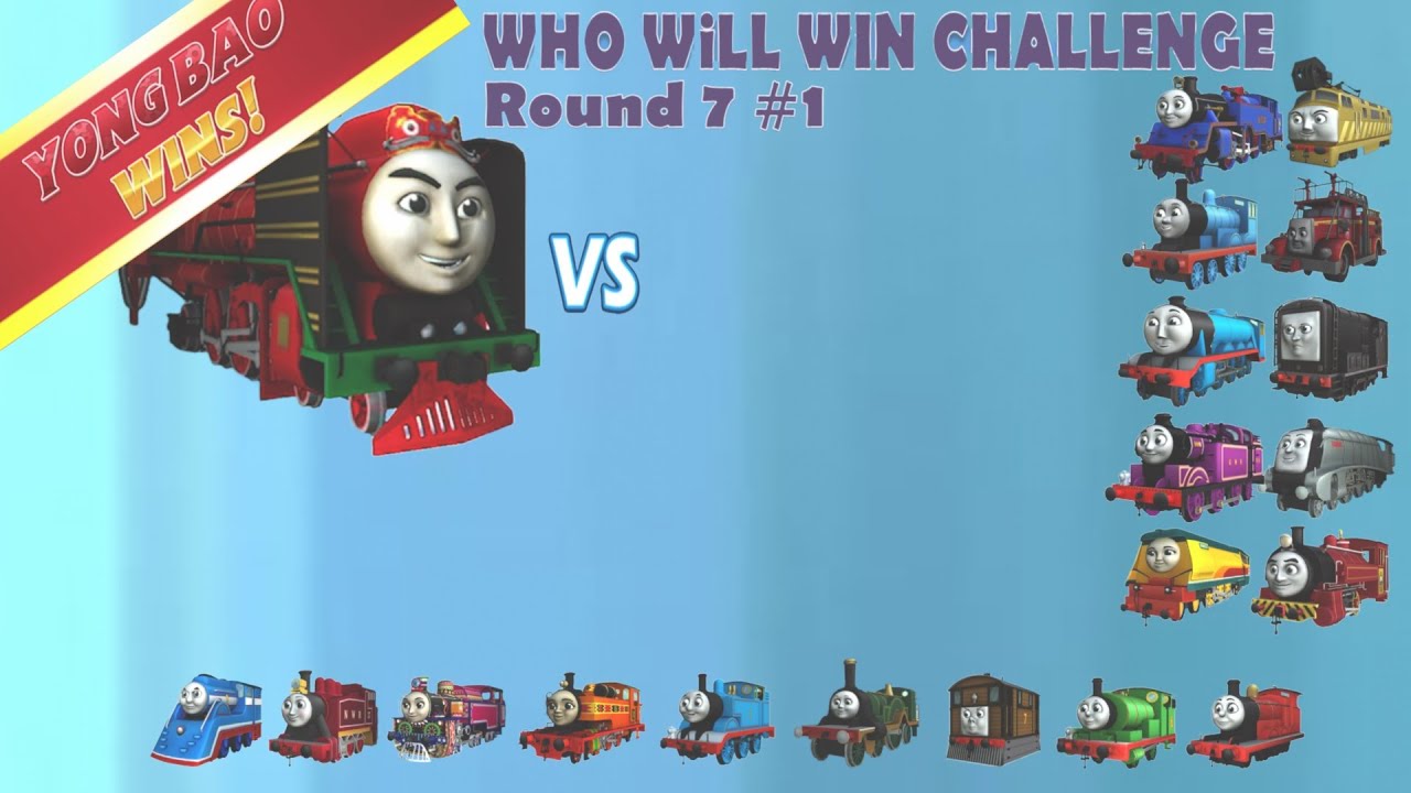 Who will win Superstar Racer Yongbao  Challenge Round 7#1 Two Players - Go Go Thomas