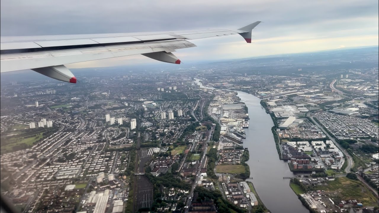 British Airways A320-232 Glasgow to London Gatwick *Flight Highlights*