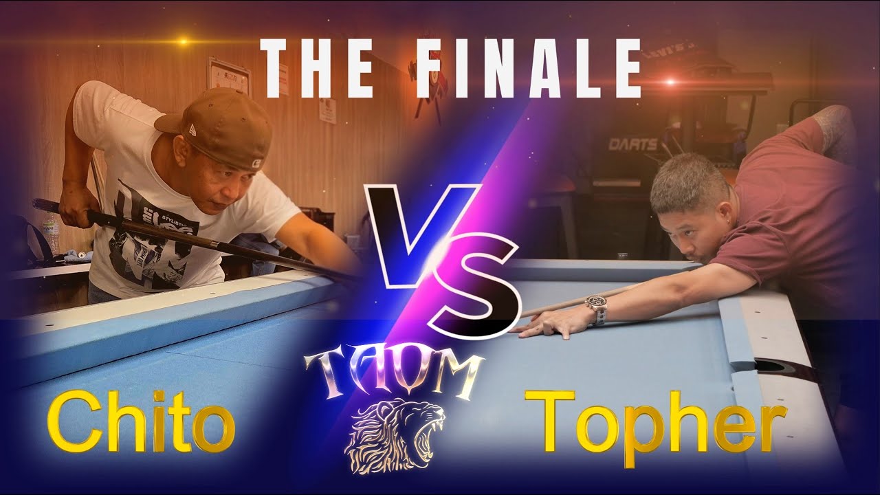 TAOM FINALS: TOPHER vs CHITO | Filipino Billiards Singapore 10-Ball Tournament #taombilliards #pool