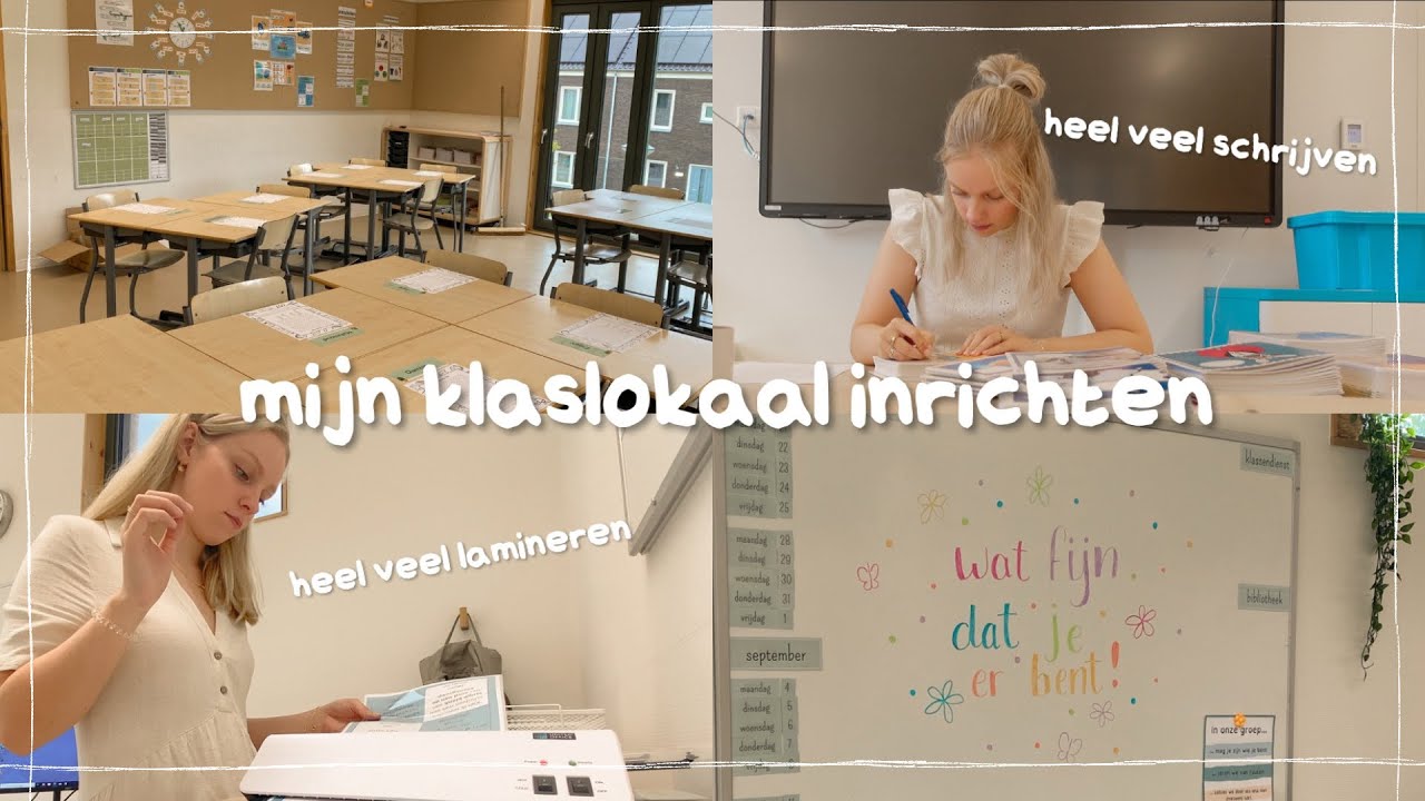 mijn klaslokaal inrichten - mijn voorbereidingen voor mijn eerste jaar als juf