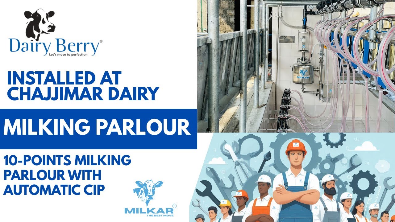 Alhamdulillah one More Milking parlour with automatic CIP Installed at Chajjimar Dairy