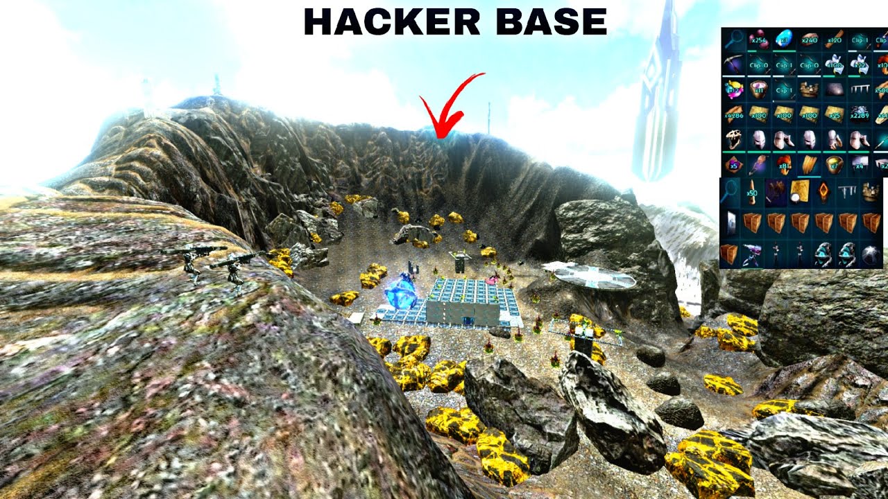 ARK MOBILE PVP / RAID BASE ONLINE PLAYER OP LOOT AND MERE..