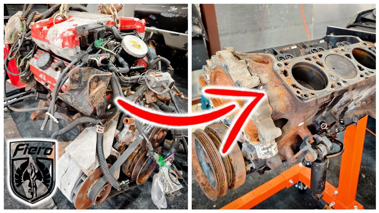 Ultimate Pontiac Fiero V6 Engine Rebuild - Part 1