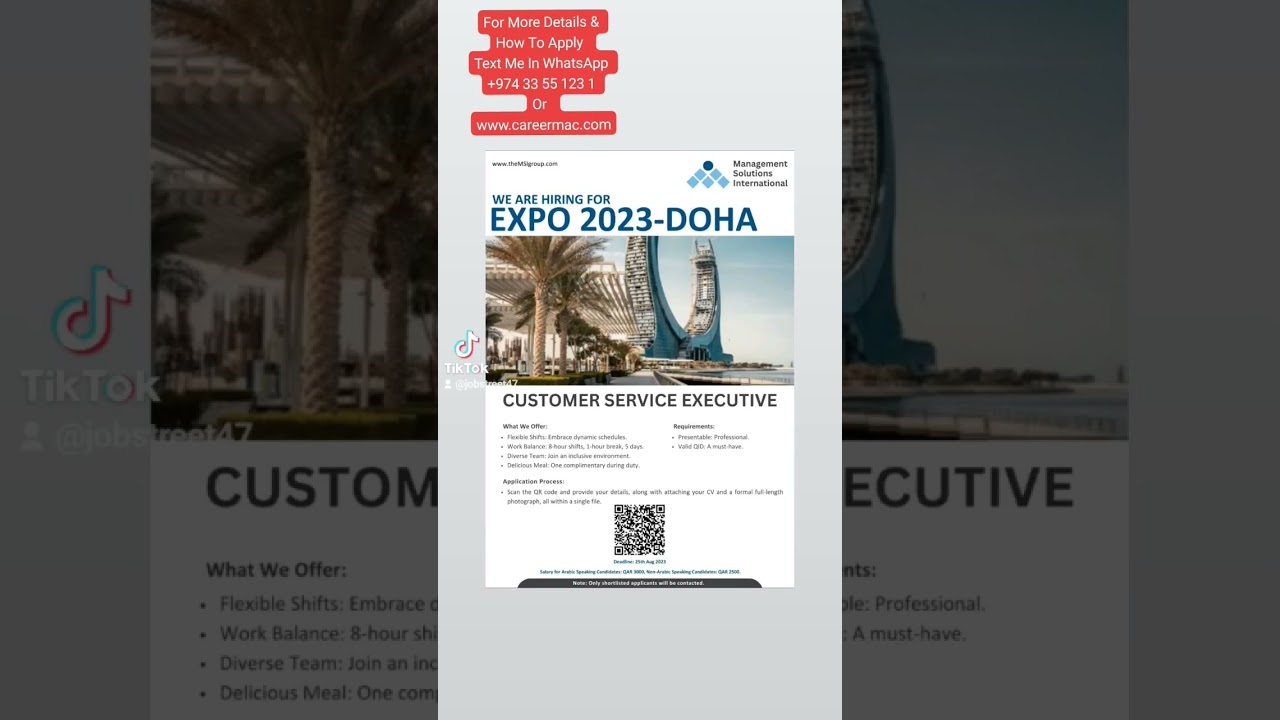 Expo 2023 - Doha Jobs