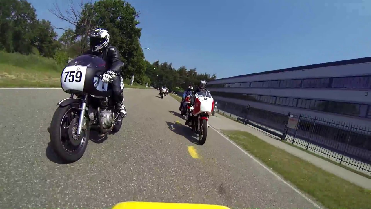 Classic Race Oss 2018 SAM demo 750cc 1st manche on board #752 backwards