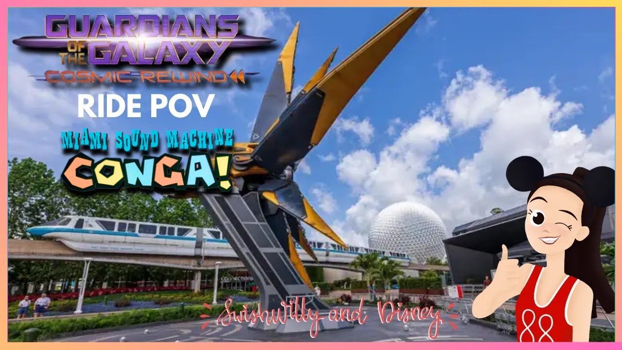 Guardians Of The Galaxy: Cosmic Rewind | FULL RIDE POV | Conga | 4K