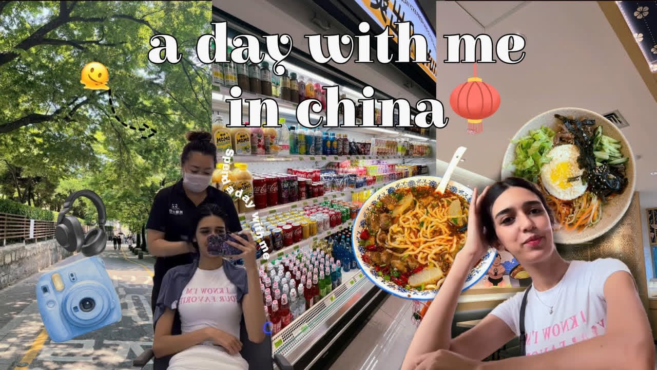 Vlog🇨🇳🔥||دوزو معايا نهار في الصين😍✨+(glow up💆‍♀️🧖‍♀️+unboxing💄👙🎀)
