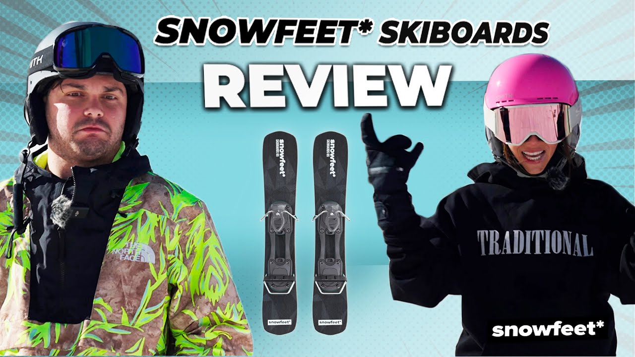See What These People Think About Snowfeet* Snowblades | Skiboards, Skiskates, Short Ski Review