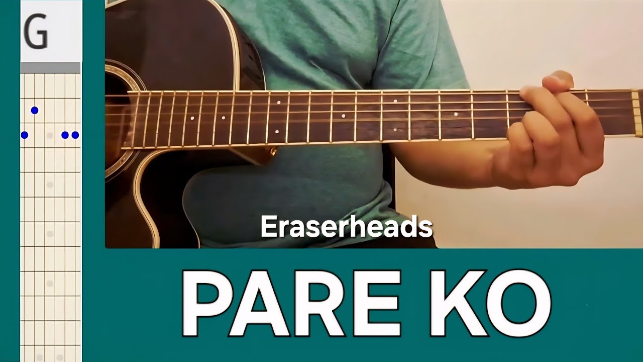 Pare Ko | SC Guitar Tutorial | Eraserheads 