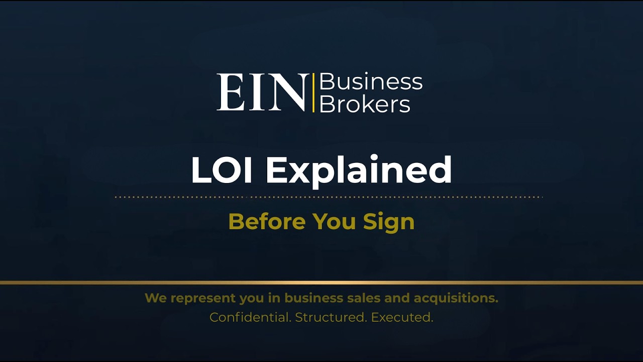 What Sellers Should Know Before Signing an LOI | Letter of Intent (LOI) Explained for Business Sales