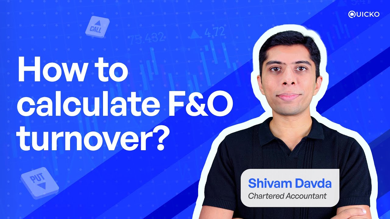 How is F&O turnover calculated? | F&O trading turnover for audit applicability