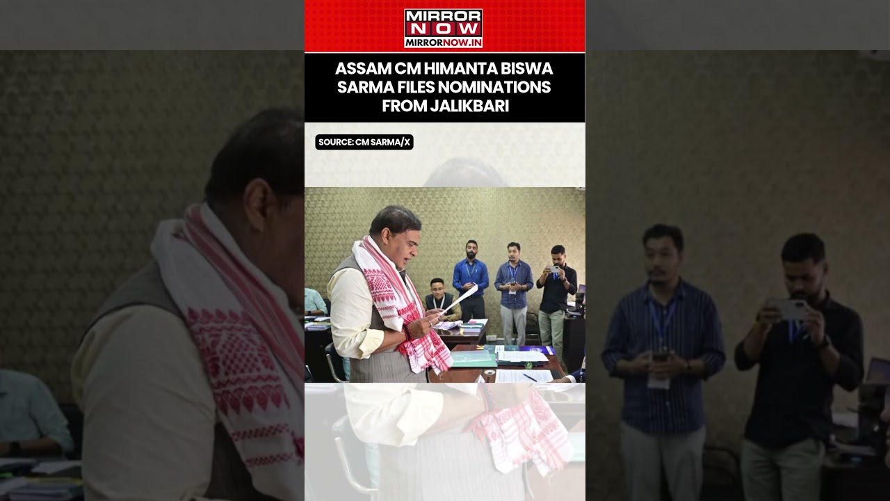 Assam Assembly 2026: CM Himanta Biswa Sarma Files Nominations From Jalikbari Constituency