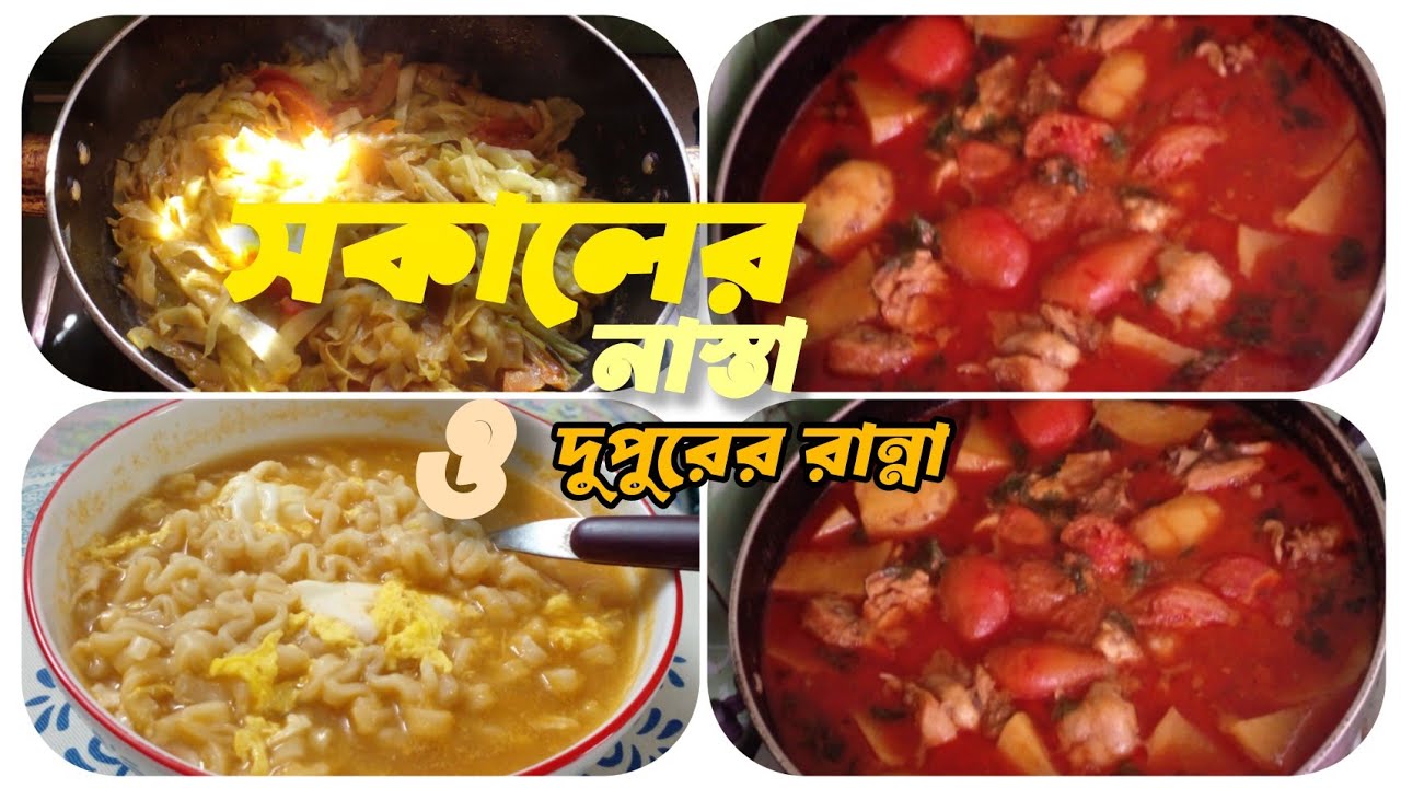সন্ধার নাস্তা ও দুপুরের রান্না #Shirinsvlog