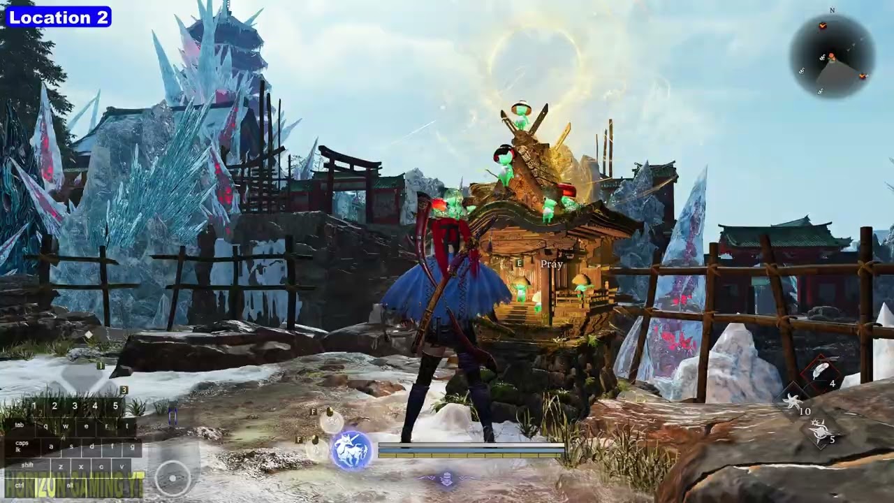 How to Find All Rokuhara Crucible Wraiths, Lesser Crucibles, Crucible Spikes Location - Nioh 3